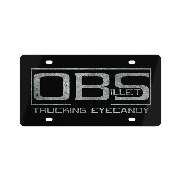 OBS Billet™ - Silver (Trucking Eyecandy™) License Plate